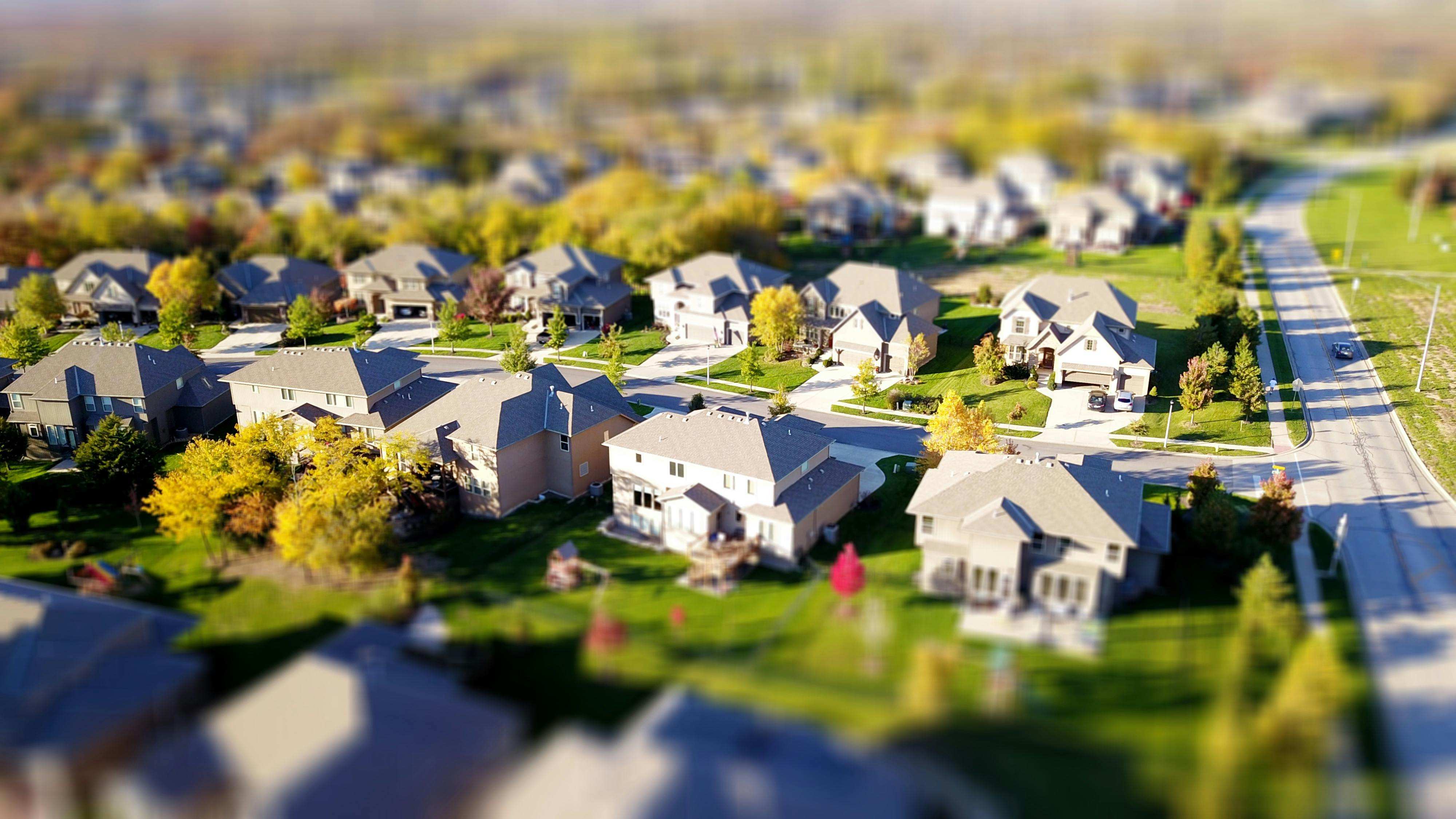 Modern Residential Neighborhood